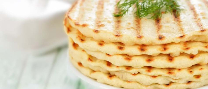 Bread pancakes in a pan - gluten free