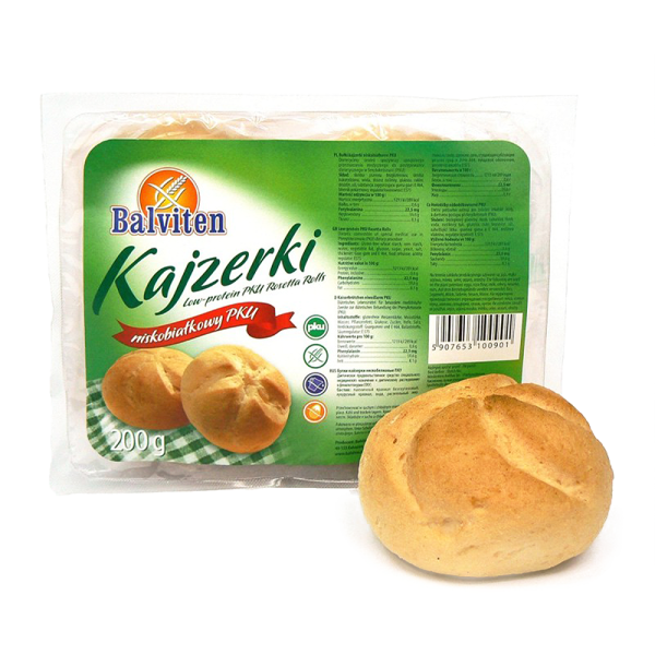 BALVITEN - Housky PKU - Kaiserky, nízkobílkovinné PKU 200g, (ct10)