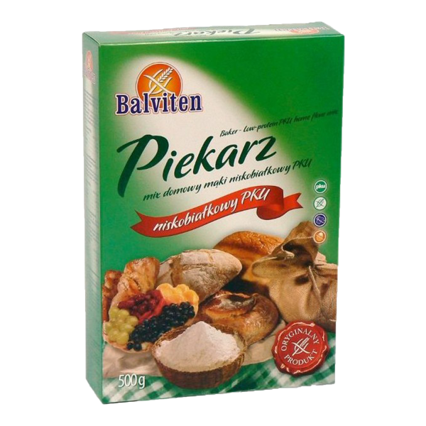 BALVITEN - Суміш PKU, хлібопекарське домашнє низькобілкове борошно PKU, 500г