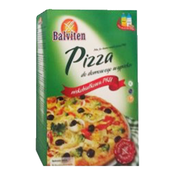 BALVITEN - Směs PKU Pizza MIX - nízkobílkovinná PKU, bez lepku, 500g (ct8)