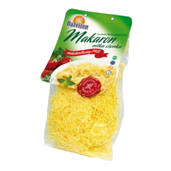 BALVITEN - Makaron PKU - Makaron włoski, niskobiałkowy PKU, 250g, (ct12)