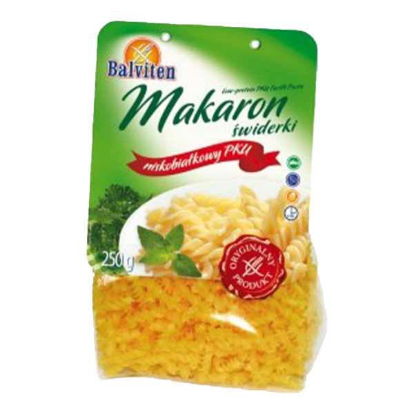 BALVITEN - Cestoviny PKU - Vretená, s nízkym obsahom bielkovín PKU, 250g, (ct18)