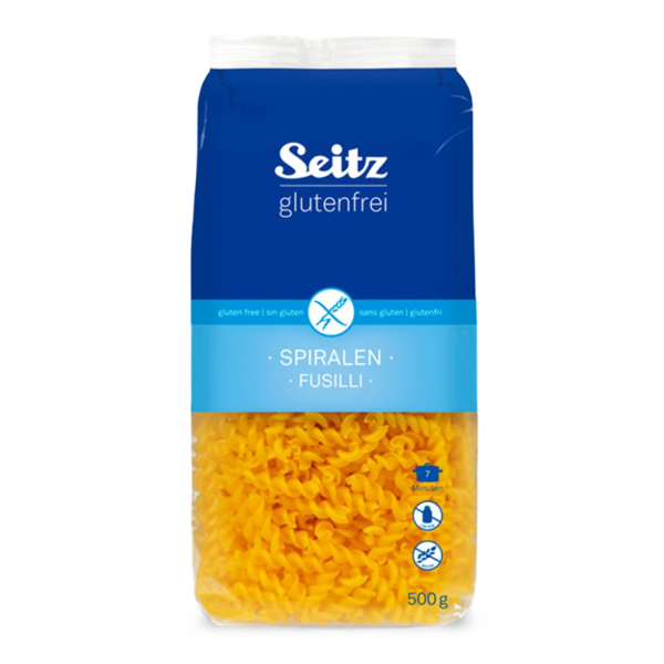 SEITZ - Pasta-FUSILLI - glutenfreie Spindeln, 500g (Spiralen ct 10)