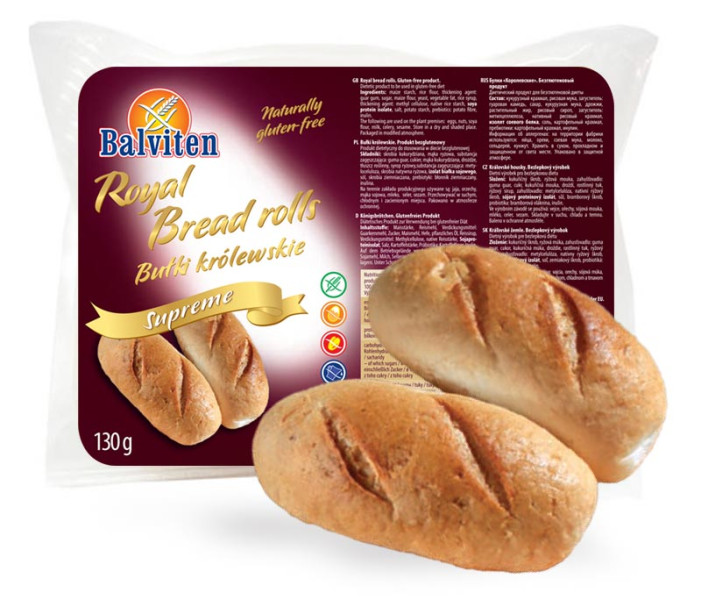 BALVITEN - Žemle Kráľovské bezlepkové 130g SUPREME