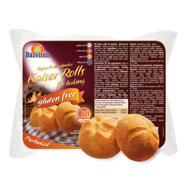 BALVITEN - Mushrooms Kaiserky for baking, gluten free 4x50g, (ct8)