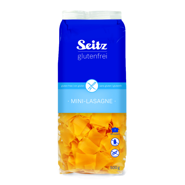 SEITZ - Nudeln MINI LASAGNE, glutenfrei, 500g (ct 8)