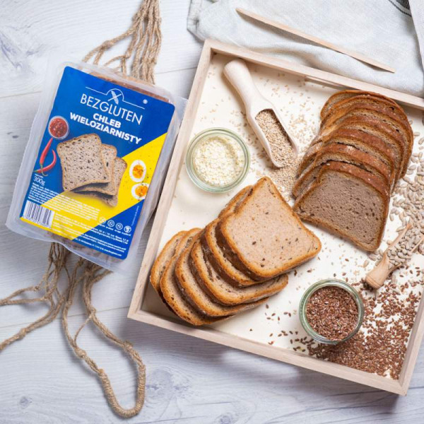 GLUTEN-FREE - Glutenfreies Mehrkornbrot, 300g ct10