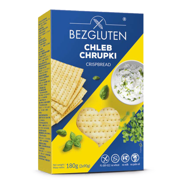 BEZGLUTEN - Chléb křehký bez lepku 180g ct13