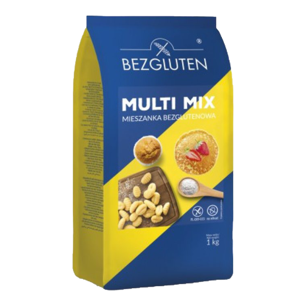 GLUTEN FREE - Мікс - MULTI MIX універсальний безглютеновий, 1000г ct6