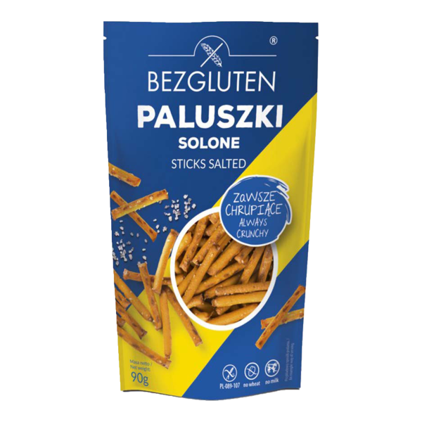 GLUTEN-FREE - Glutenfreie Riegel mit Salz 100g ct10