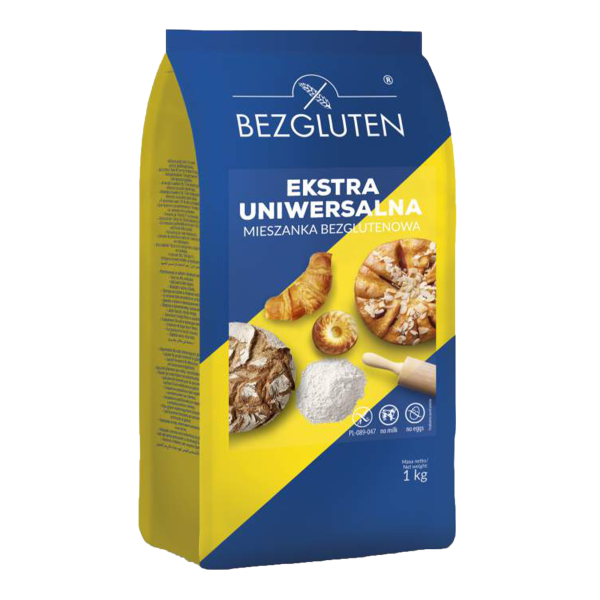 GLUTEN-FREE - Суміш - універсальне безглютенове борошно 1000г ct6