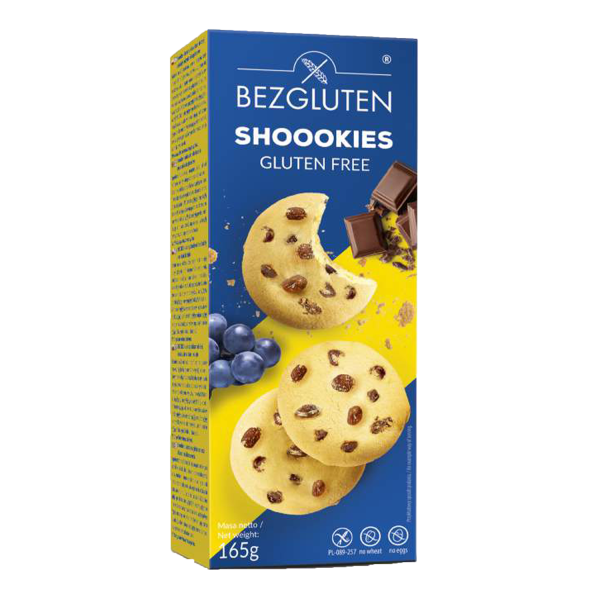 BEZGLUTEN - Kekse - SHOOOKIES, glutenfrei, 165g ct10