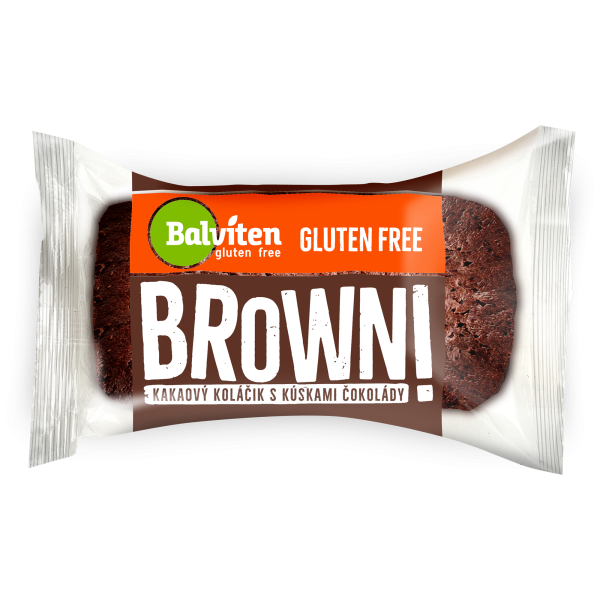 BALVITEN -Schoko-Brownie mit Schokoladenstückchen, glutenfrei, 222g (6x37g), (ct8))