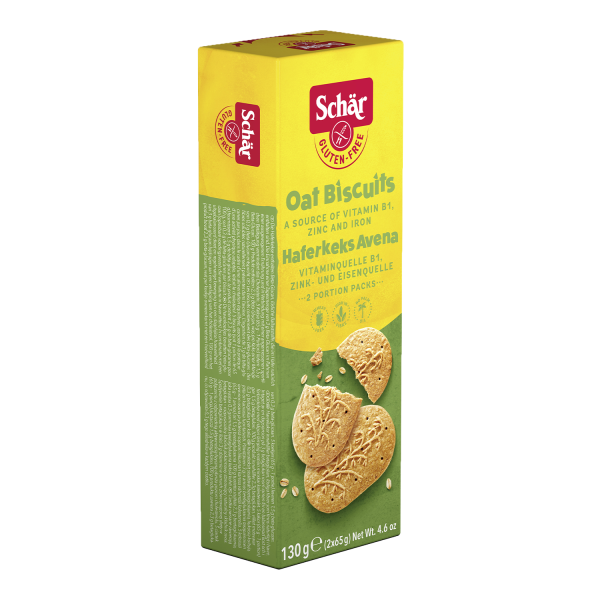 SCHÄR - Kekse Avena - Haferflocken, 130g, glutenfrei (6 Stk.)