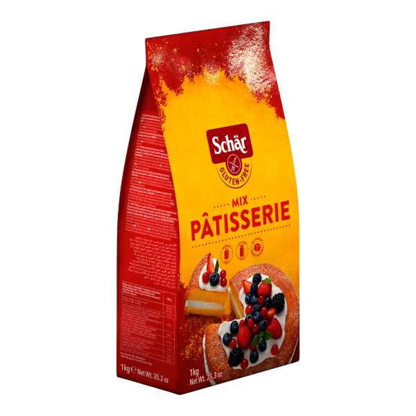 SCHÄR - MIX C Pâtisserie - süße Backmehlmischung, glutenfrei, 1kg (10 Stück)