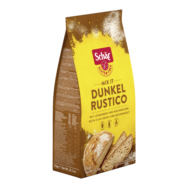 SCHÄR - MIX IT Dunkel - Mehlmischung für dunkles Gebäck, glutenfrei, 1kg (10er Pack)