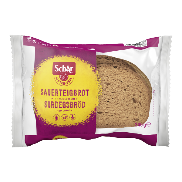 SCHÄR - SURDEGSBRÖD Sauerteigbrot, glutenfrei, 240 g (5 Stk.)