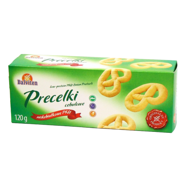 BALVITEN - Cibuľové praclíky, s nízkym obsahom bielkovín PKU, bez lepku, 120g
