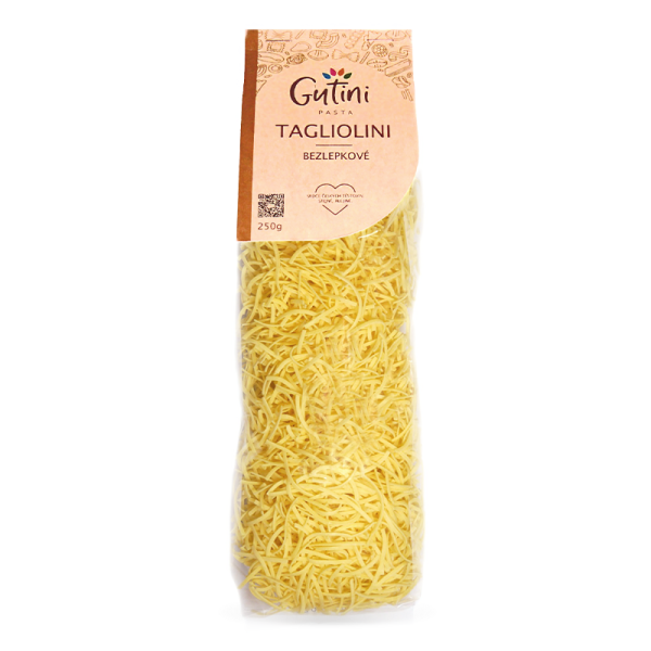 GUTINI - Těstoviny BZL Tagliolini DO POLÉVKY bez lep. a bez kukř. mouky, 250g