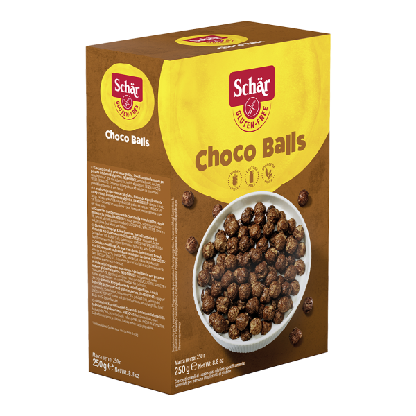 SCHÄR - Schokokugeln Kugeln, glutenfrei, 250g (5 Stück)