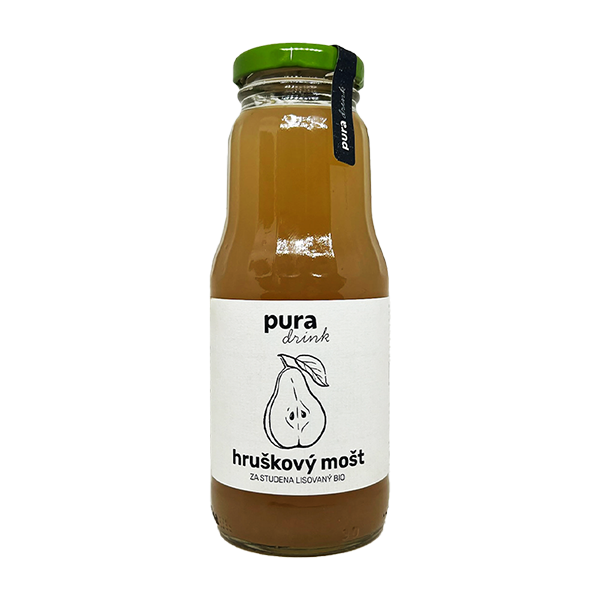 puraDRINK - hruškový mošt, 300ml, BIO