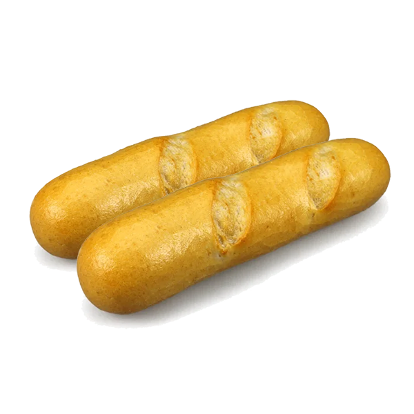 ČERSTVĚ UPEČENO - PURA - Bagety bílé, bez lepku, 140g (2x70g) balené