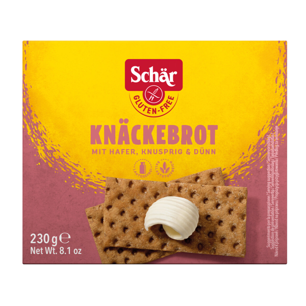 SCHÄR - Knäckebrot, bez lepku, 230g