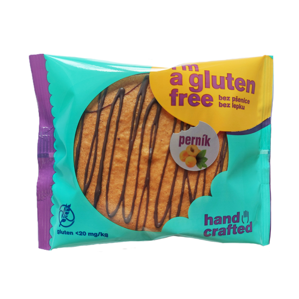 PuraSweet - Lebkuchen gefüllt mit Aprikosenfüllung, glutenfrei, 80g (ct6)