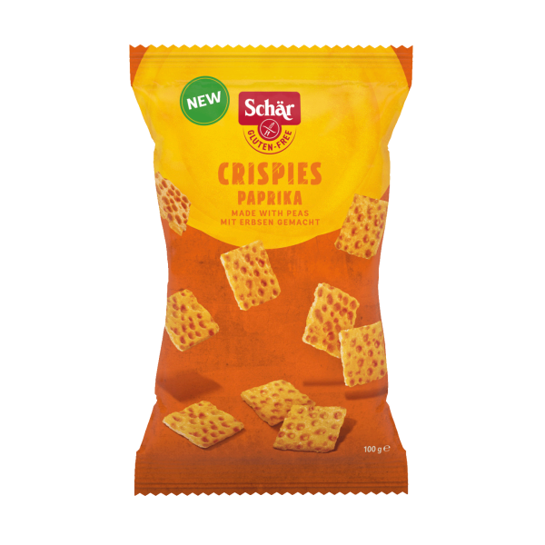 SCHÄR - Crispies Paprika-Knusperkekse, glutenfrei 100g (4 Stück)