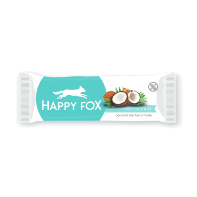 HAPPY FOX - Kokosová tyčinka 40g (ct 24)