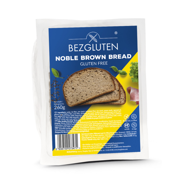 BEZGLUTEN - Brown bread, gluten-free 260g ct9