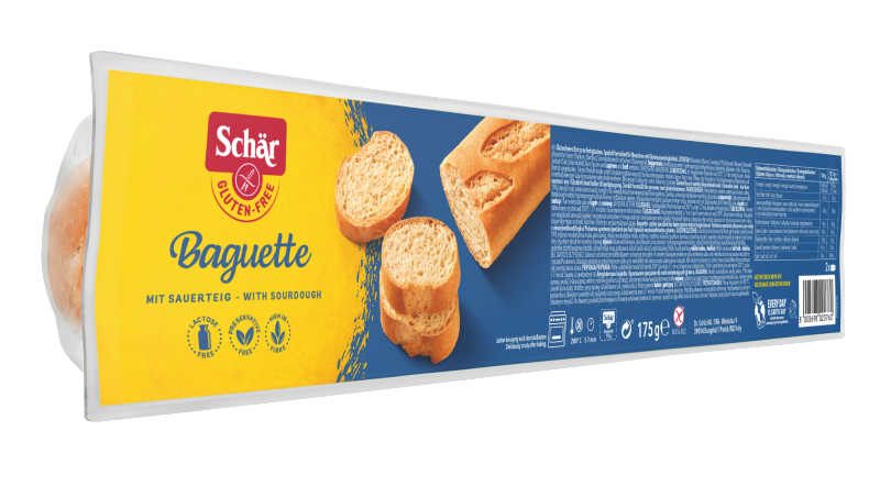.SLEVA_SCHÄR - Baguette classic - bezlepková bageta k dopečení, bez lepku,175g. (ct 12)