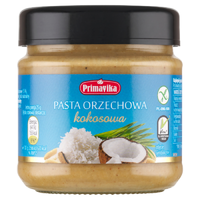 PRIMAVIKA - Kokosovo-arašídový krém, bez lepku, 190g (CT6)