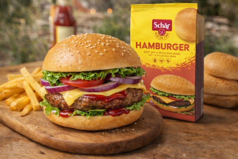 SCHÄR - HAMBURGER Brötchen, glutenfrei, 300 g (4 Stk.)