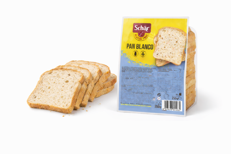 SCHÄR – Pan Blanco White Bread, gluten free, 250 g (ct 8)