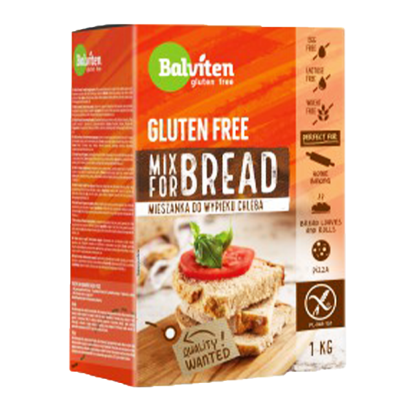 BALVITEN-MIX FOR BREAD-Микс для хлеба, пиццы, выпечки..., без глютена, 1 кг