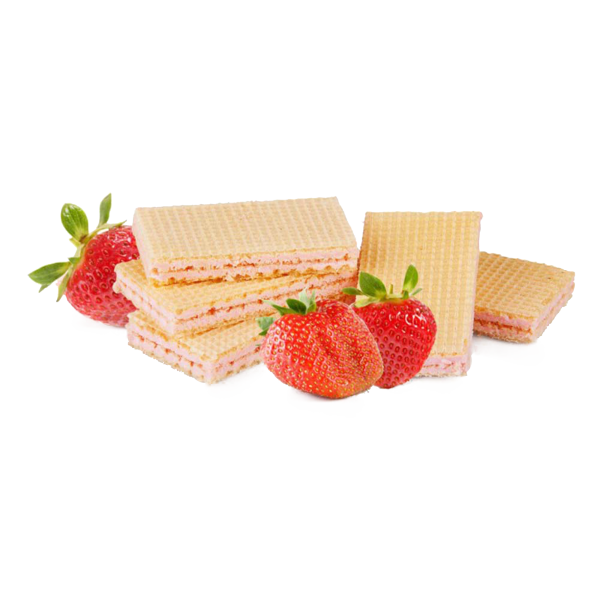 GLUTEN-FREE - Glutenfreie Waffeln mit Erdbeergeschmack 95g ct12