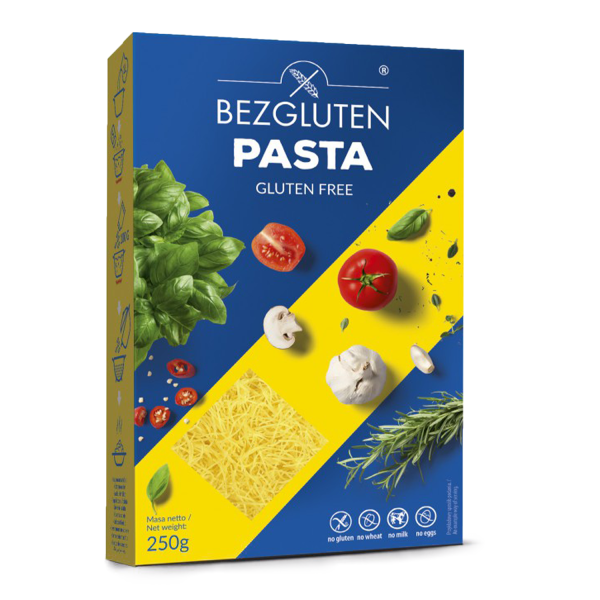 BEZGLUTEN - Těstoviny - FILINI bez lepku (tenké vlasové nudle) 250g ct11