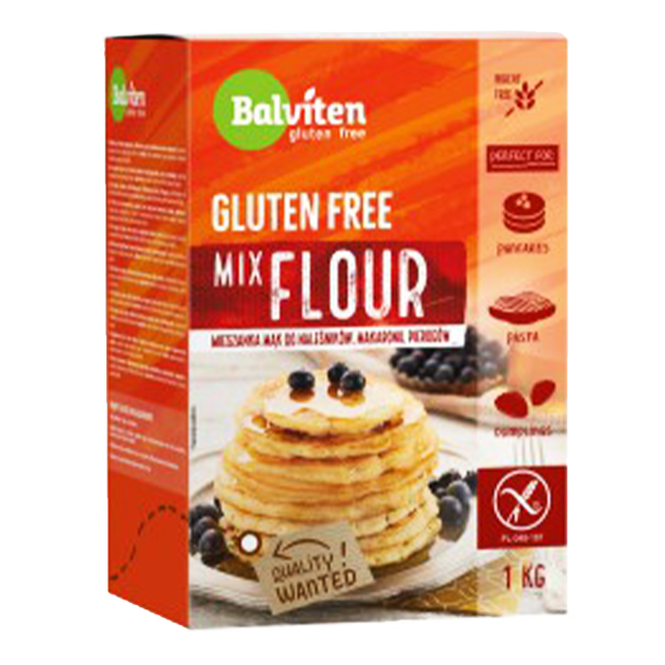 BALVITEN-MIX FLOUR-Mischung für Pfannkuchen, Pancakes, Nudeln..., 1kg