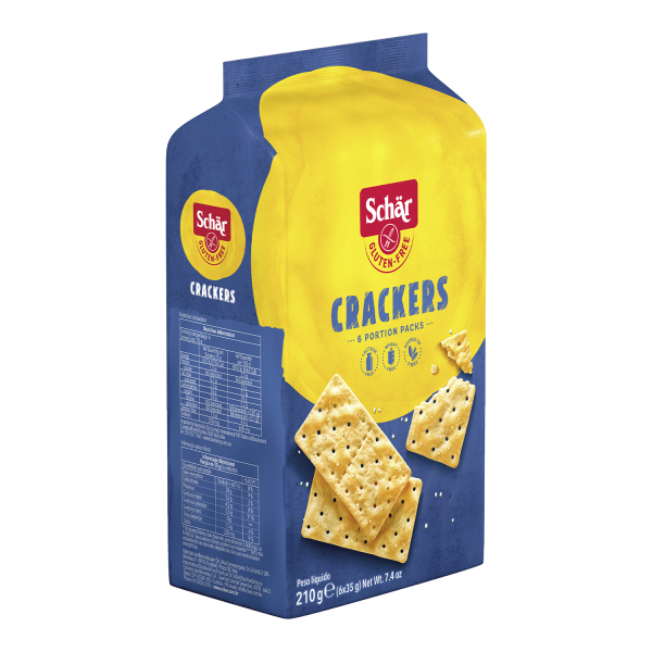 SCHÄR - Crackers - krekry, bez lepku, 210g (ct 5)