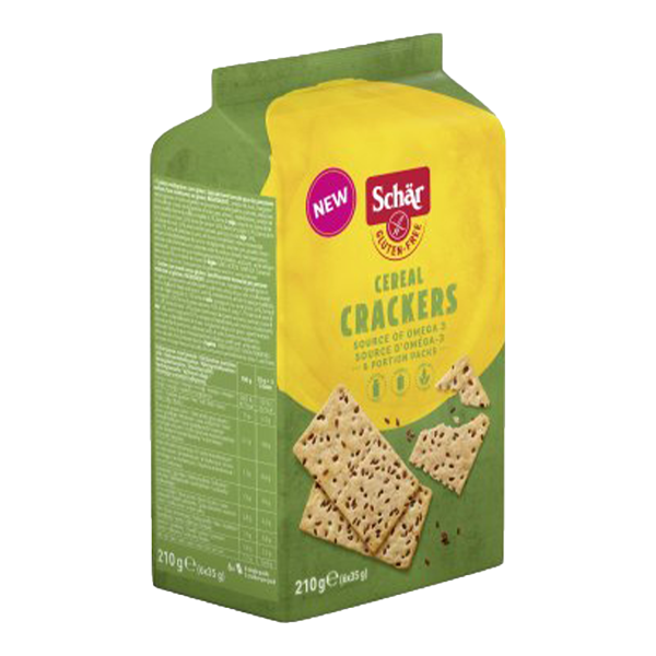 SCHÄR - Crackers Müsli, glutenfrei, 210 g (5 Stk.)