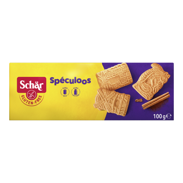 SCHÄR - Kekse Spekulatius - pikant, glutenfrei, 100g (6 Stk.)