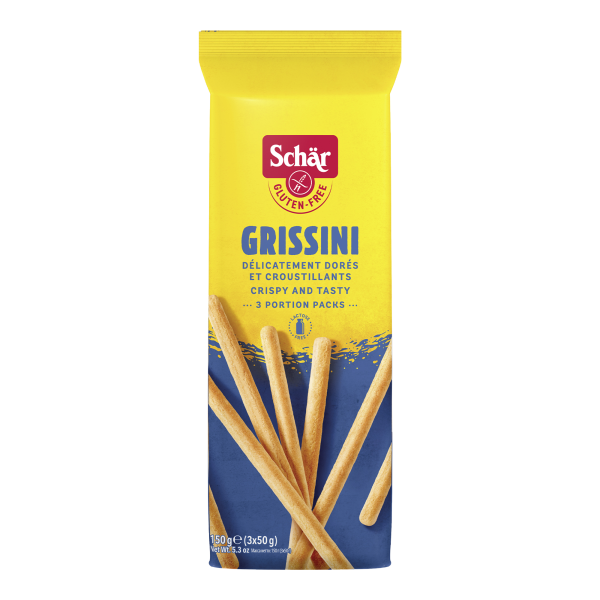 SCHÄR - Grissini-Riegel - laktose- und glutenfrei, 150g (10 Stk.)