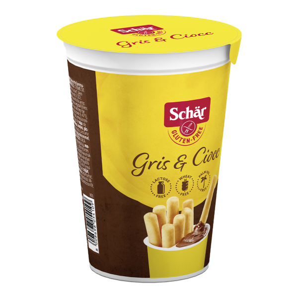 SCHÄR - Riegel Gris Ciocc und Haselnuss-Kakaocreme, 52g, glutenfrei (ct 6)