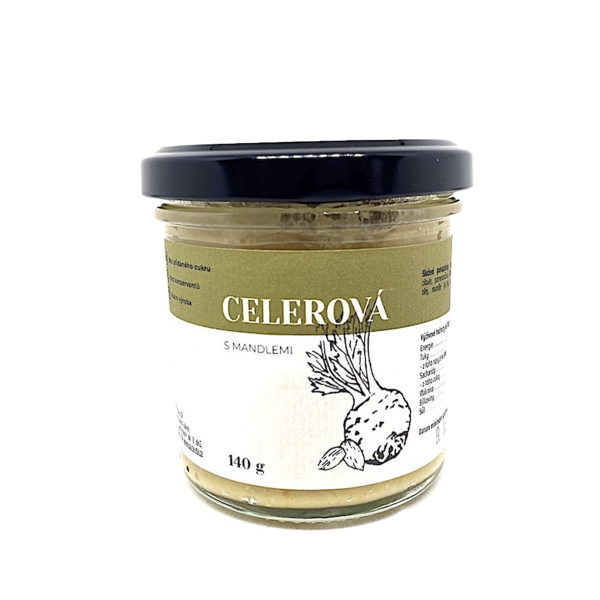 PURAVITA - Pomazánka celerová s mandlemi, bez lepku, 140g, ct 16