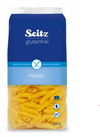 SEITZ - Těstoviny PENNE, bez lepku, 500g (ct 10)