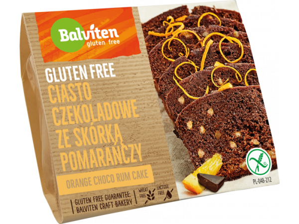BALVITEN - Bábovka čokoládová s pomerančovou kůrou, bez lepku, 220g (ct12)