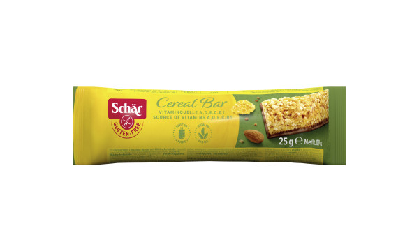 SCHÄR - Cereal Bar, cereální tyčinka, bez lepku, 25g