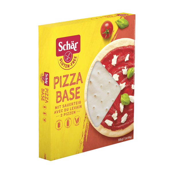 SCHÄR - Pizza Base, bez lepku, 300 g (v balení 2ks á 150g) (ct 8)