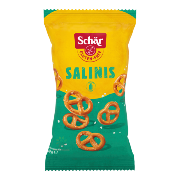 SCHÄR - Salinis - солоні кренделі, без глютену, 60г (ct 20)